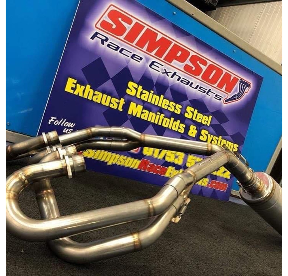 radical sr3 simpson exhaust system